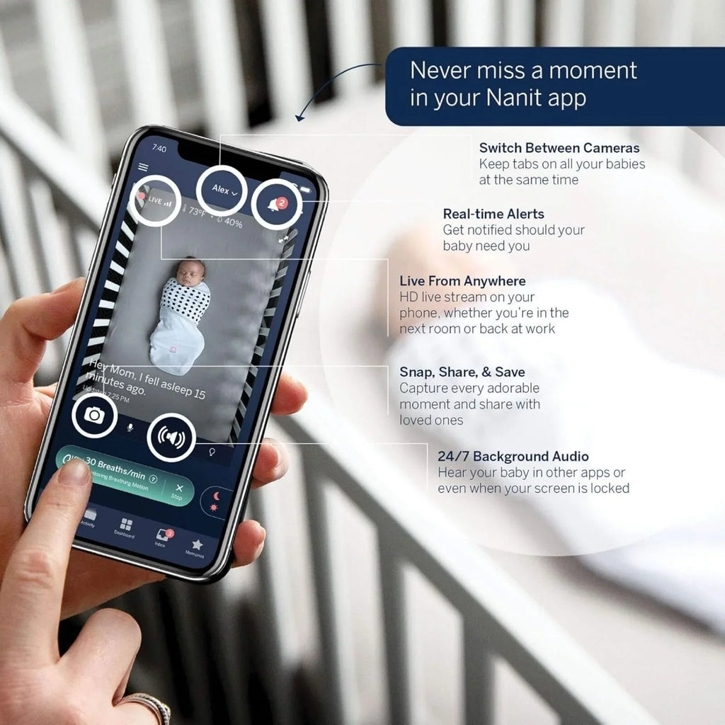 Nanit Pro Baby Monitor & Wall Mount