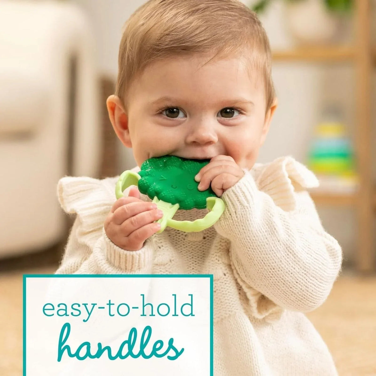 Infantino Lil' Nibbles Teether - Brocolli