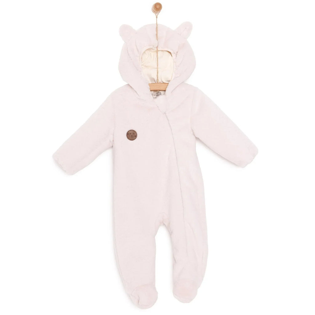HelloBaby Plush Fleece Baby Pramsuit with Feet (3 Months to 12 Months)