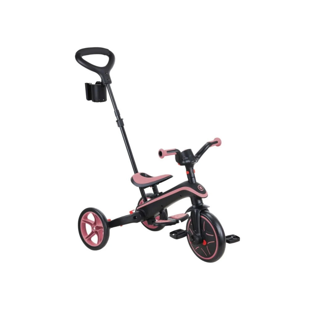 Globber Explorer Foldable 4-in-1 Trike - Deep Pastel Pink