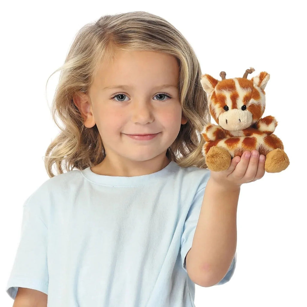 Palm Pals Safara Giraffe Soft Toy 12cm
