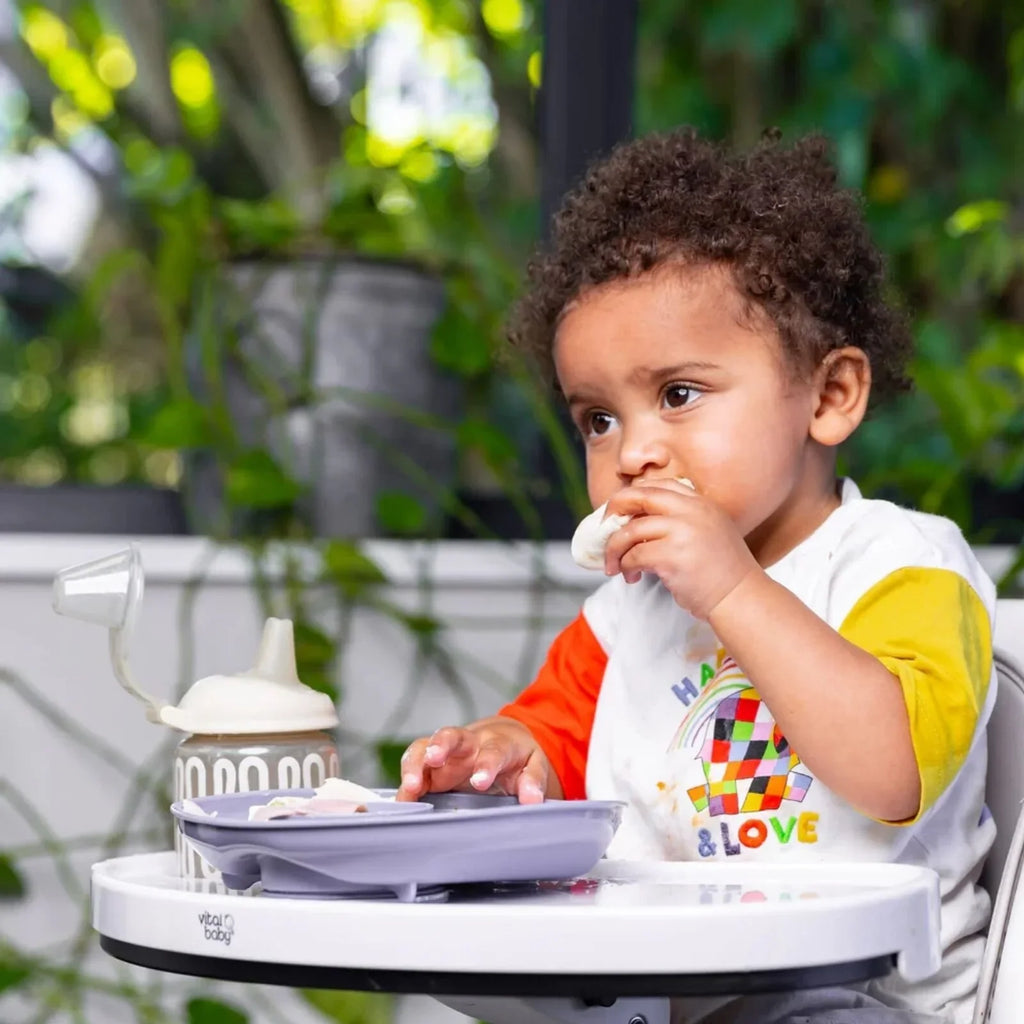 Vital Baby Nourish Power Suction Plate - Natural Berry