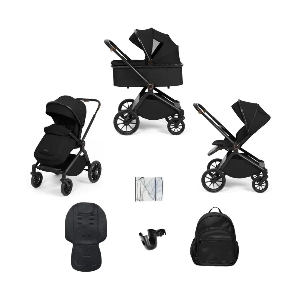 Ickle Bubba Altima Pram 9 pcs - Black