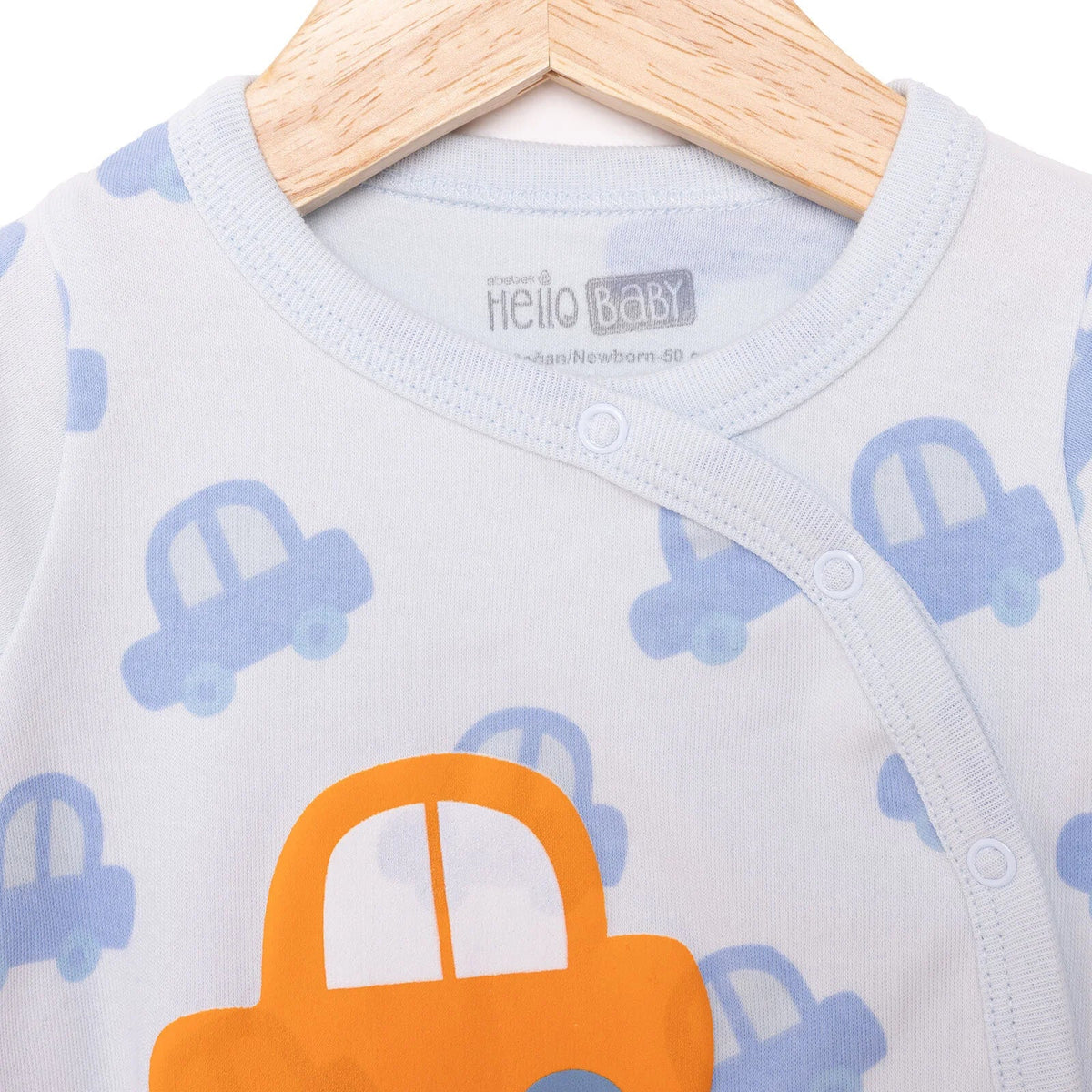 HelloBaby Long Sleeve Baby Sleepsuit with Feet (Newborn to 9 Months)