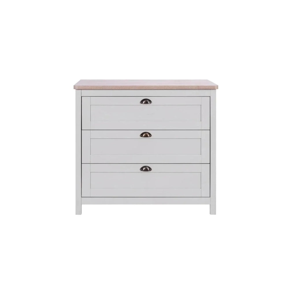 Tutti Bambini Verona Chest Changer - Dove Grey/Oak