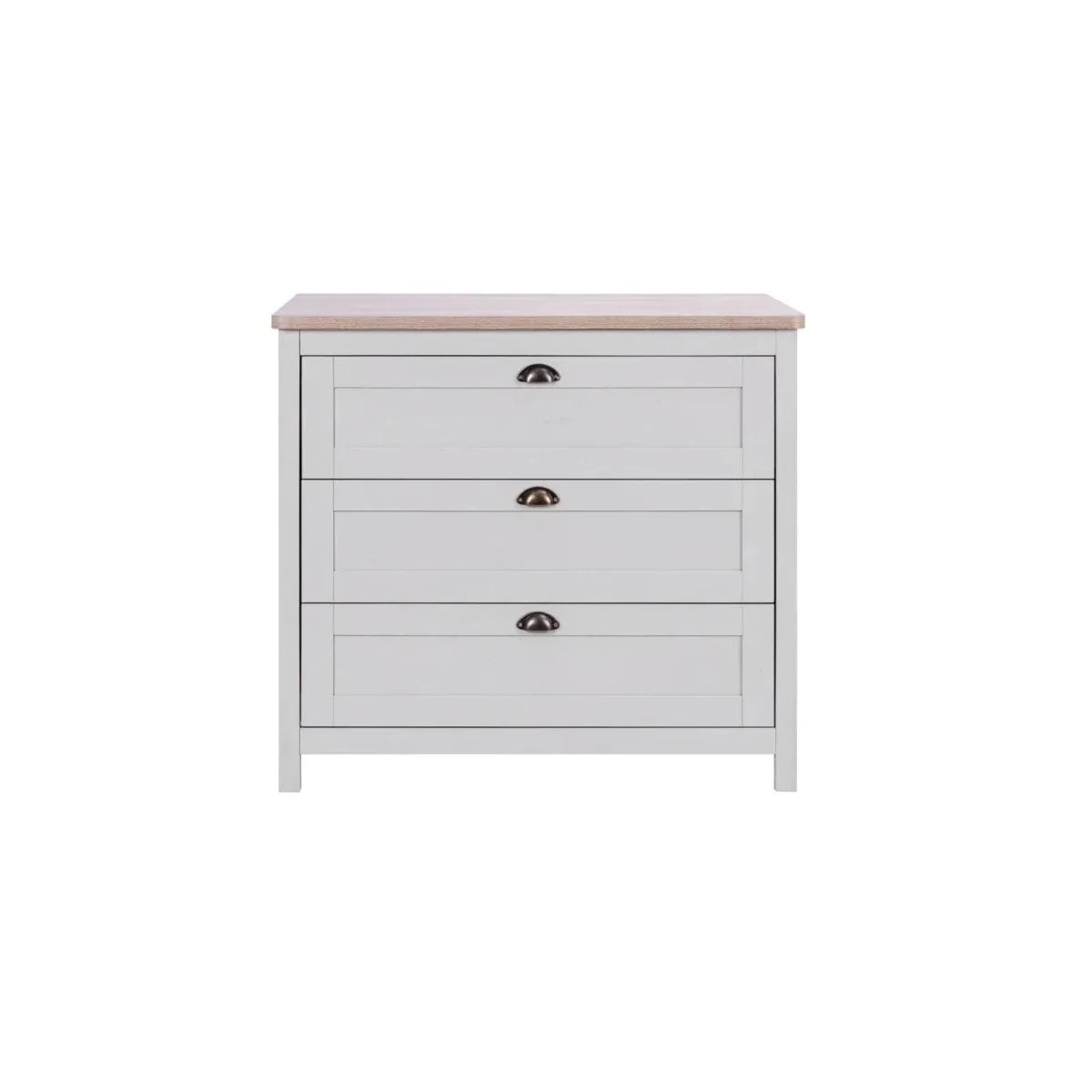 Tutti Bambini Verona Chest Changer - Dove Grey/Oak