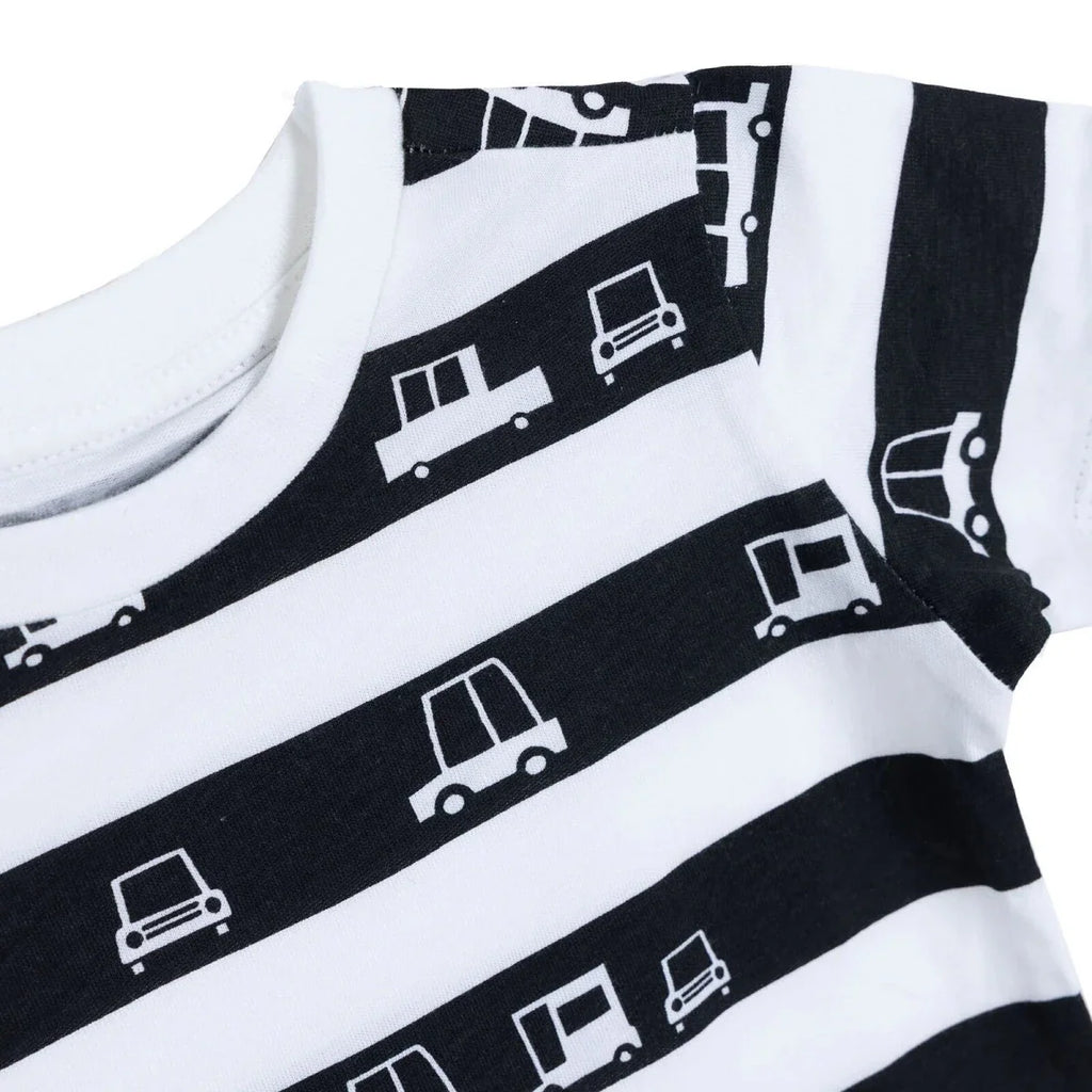 HelloBaby Short Sleeve Jersey Baby T-Shirt (3-6 Months to 3-4 Years) - Ecru