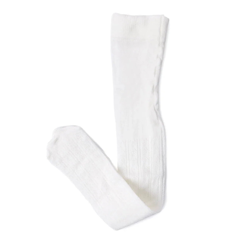 HelloBaby Striped Baby Tights (6-12 Months to 4-5 Years) - Ecru