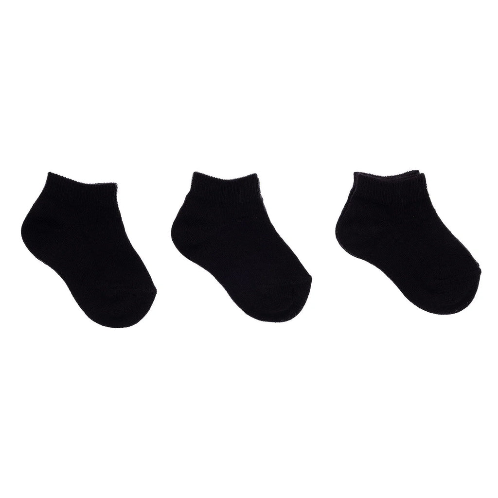 HelloBaby 3 Pack Plain Ankle Baby Socks (Newborn to 4-5 Years)