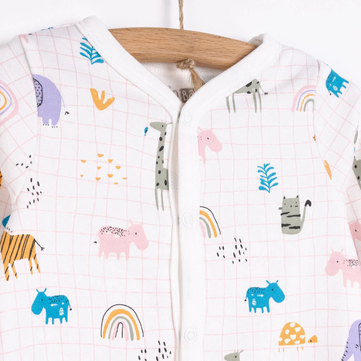 HelloBaby 4 Piece Rainbow Print Baby Hospital Bag Set (Newborn to 9 Months)