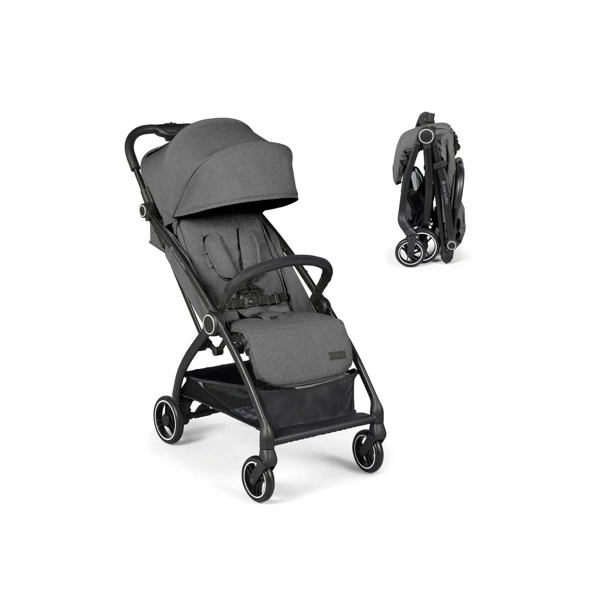 Ickle Bubba Aries Autofold Stroller - Graphite Grey