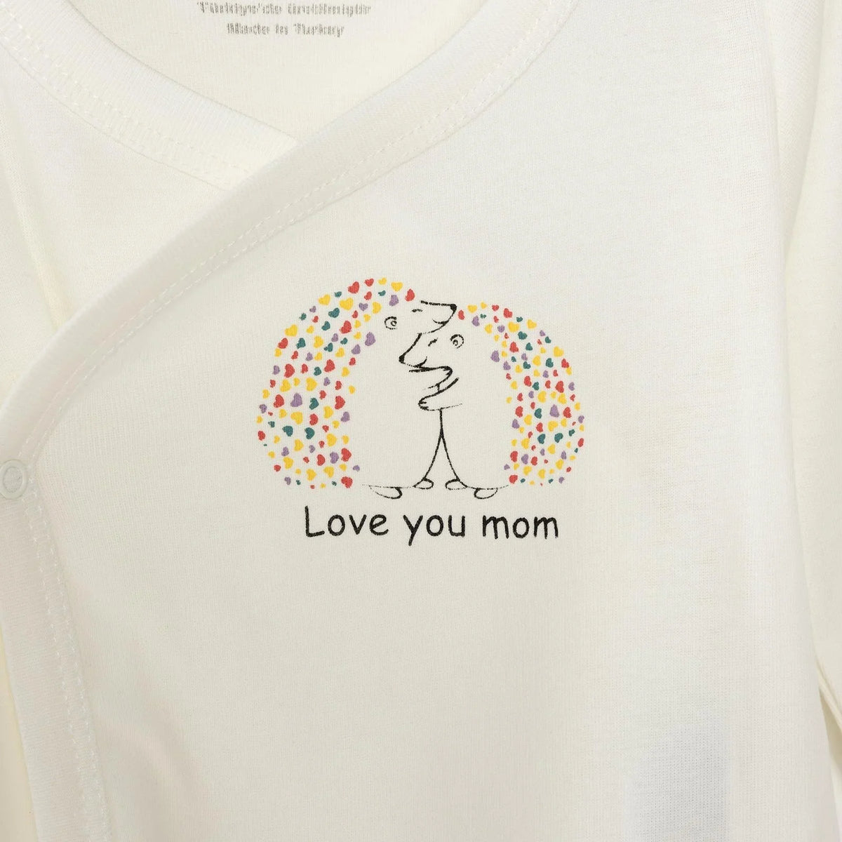 HelloBaby Envelope Neck Long Sleeve Baby Bodysuit (Newborn to 9 Months)