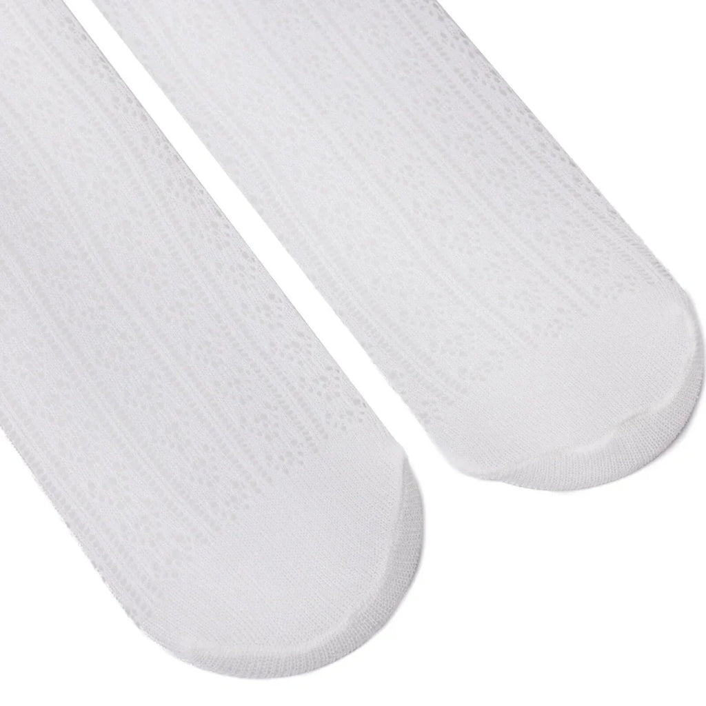 HelloBaby Striped Baby Tights (6-12 Months to 4-5 Years) - Ecru