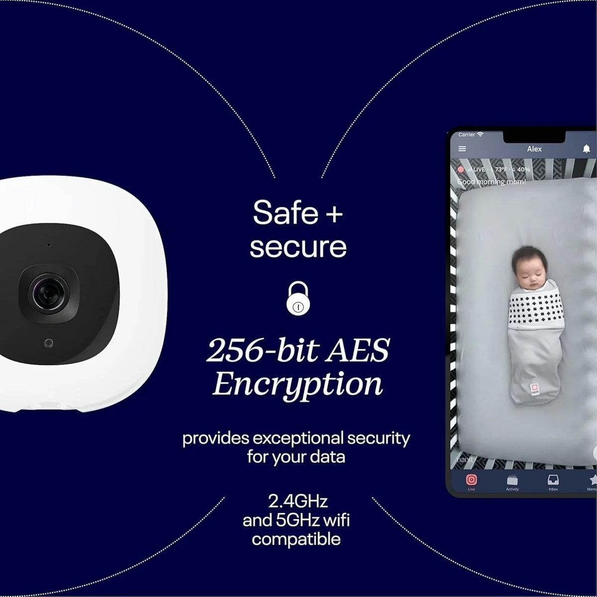 Nanit Pro Baby Monitor & Wall Mount
