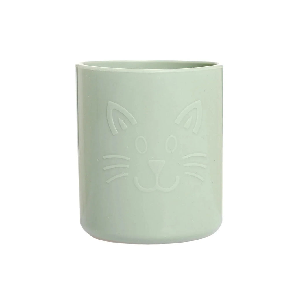 baby plus Silicone Open Training Cup 120ml - Green