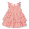 HelloBaby Strappy Baby Dress (6-9 Months to 4-5 Years) - Coral Printed
