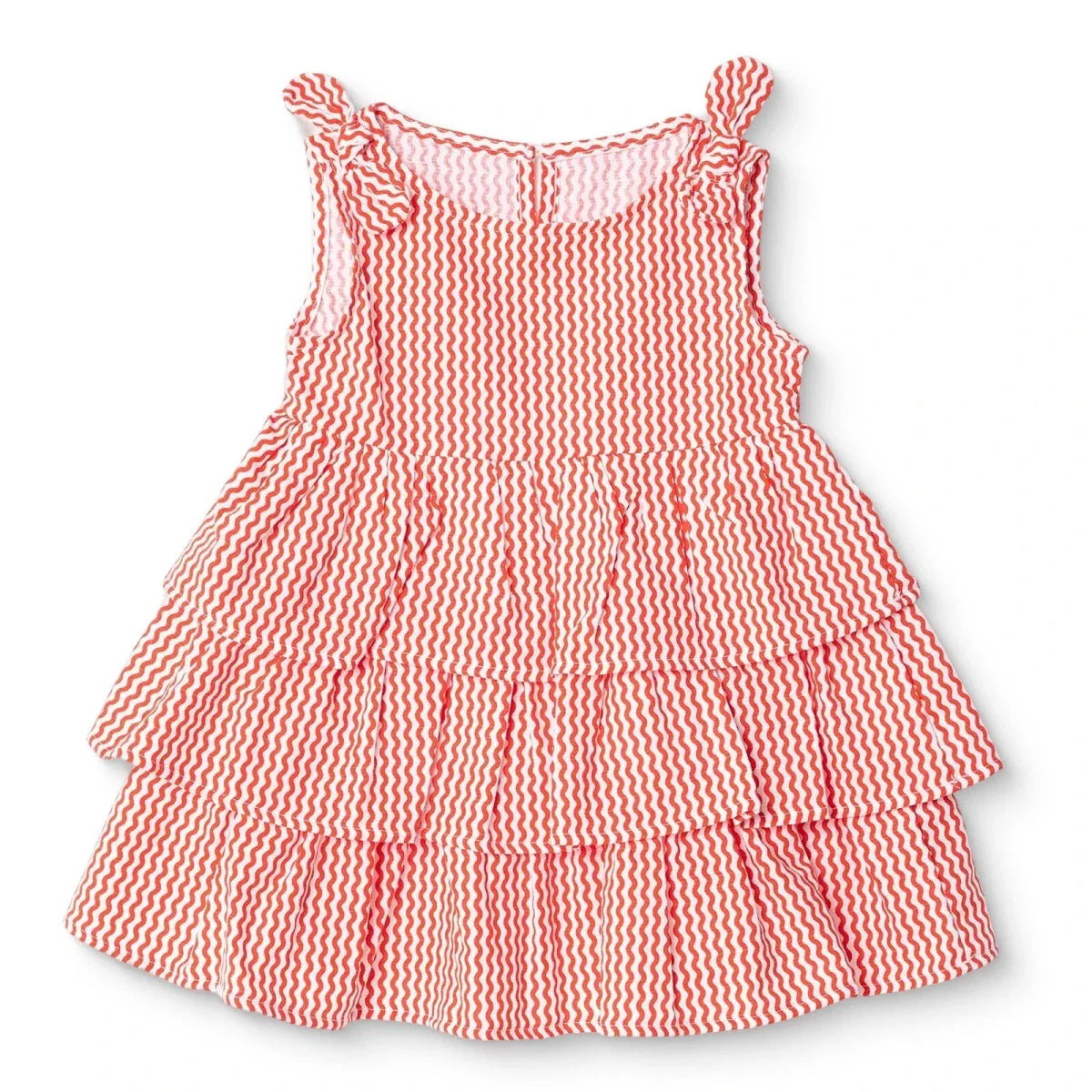 HelloBaby Strappy Baby Dress (6-9 Months to 4-5 Years) - Coral Printed