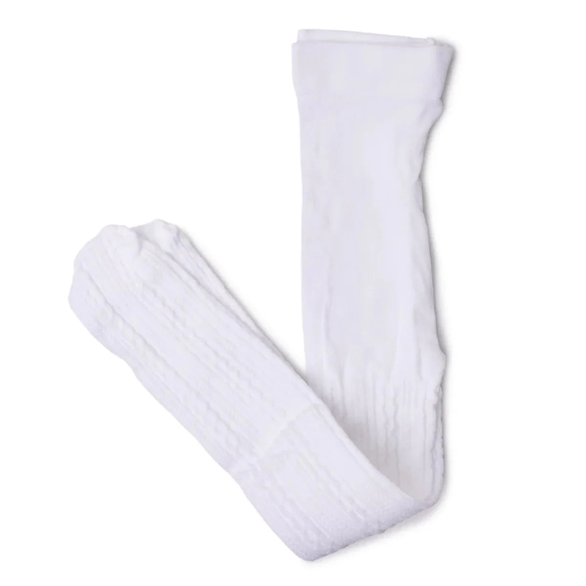 HelloBaby Cable Knit Baby Tights (6-12 Months to 4-5 Years) - White