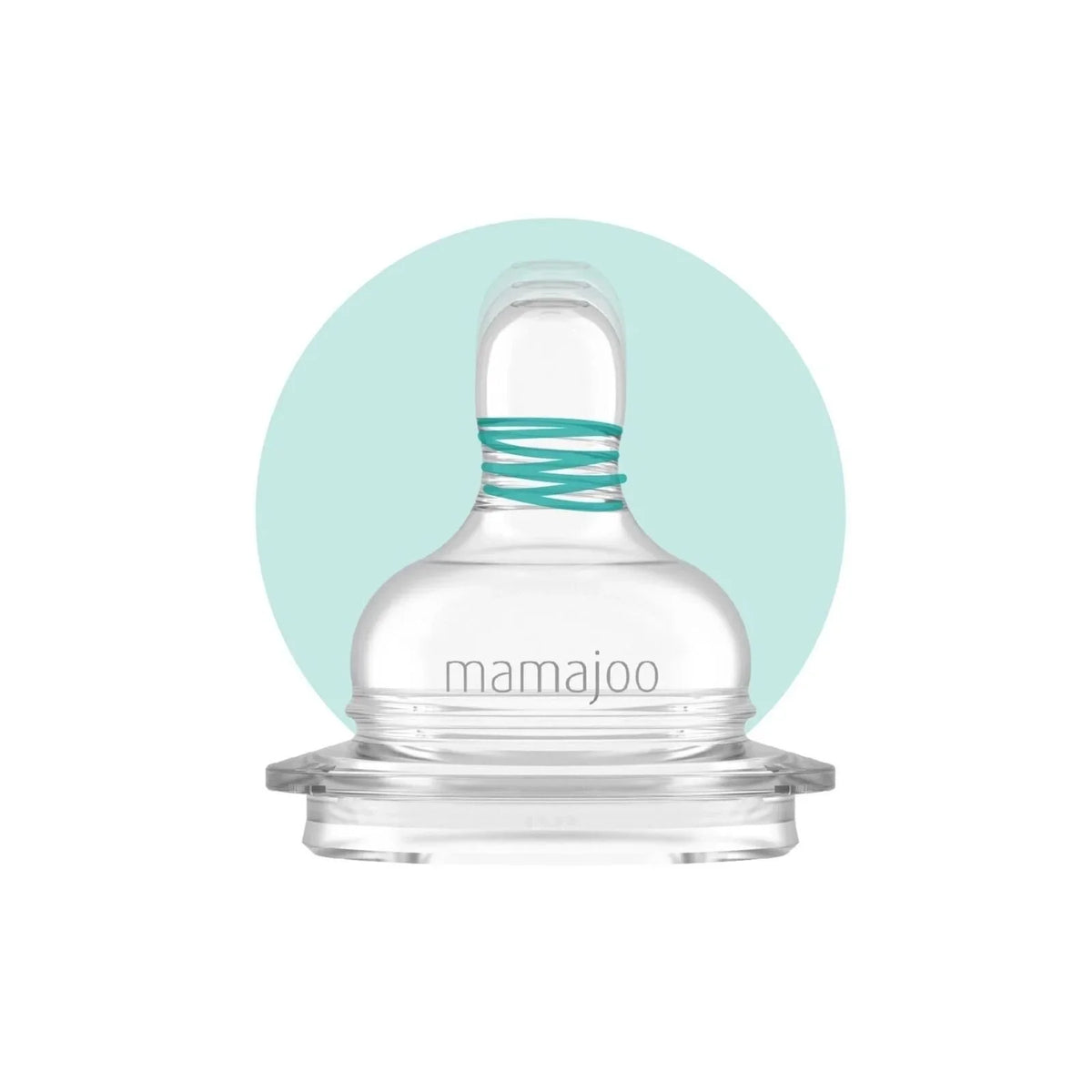 Mamajoo Anti-Colic PP Baby Bottle Medium Flow 6+ months 250ml - Silver