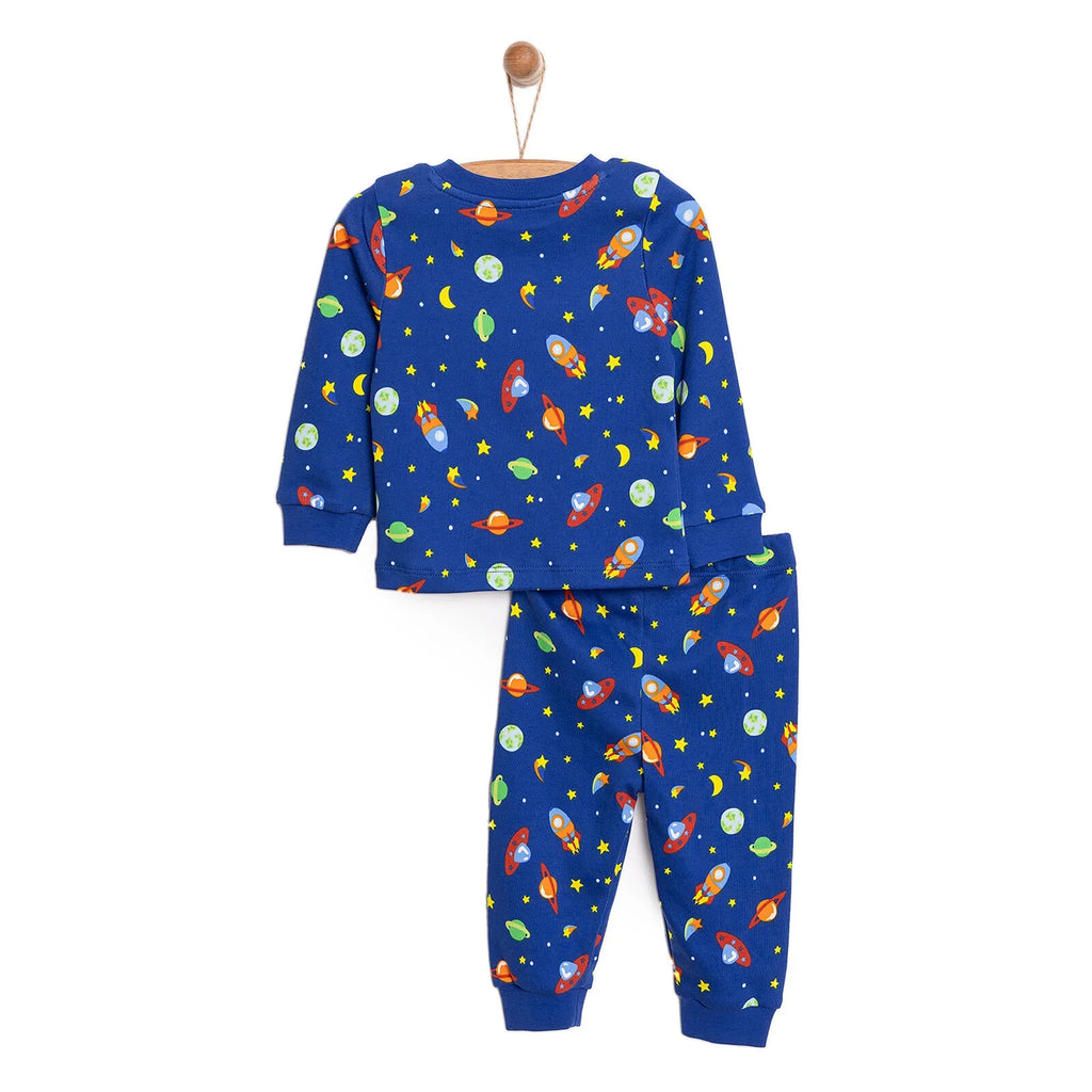 HelloBaby Space Motif Long Sleeve Baby Pyjama Set (6 Months to 4 Years)