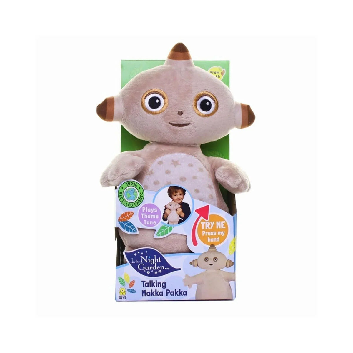 In the Night Garden Makka Pakka Talking Soft Toy