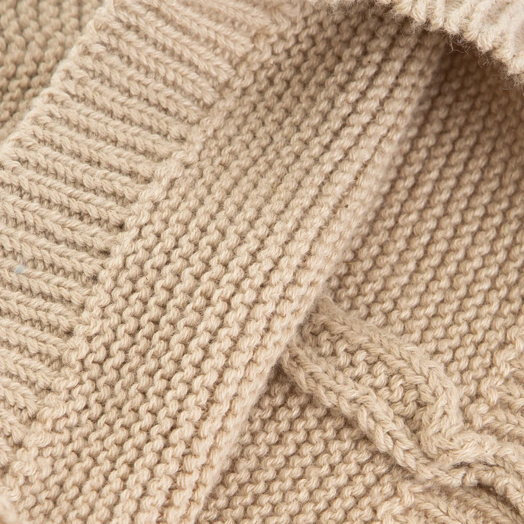 Little Plane Knitted Baby Beanie with Ear Flaps (One Size)