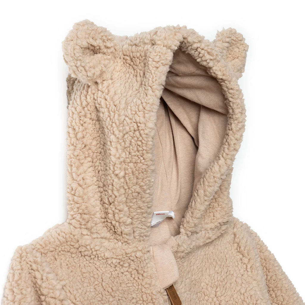 Midimod Hooded Soft Fleece Baby Pramsuit with Feet (3 Months to 12 Months)