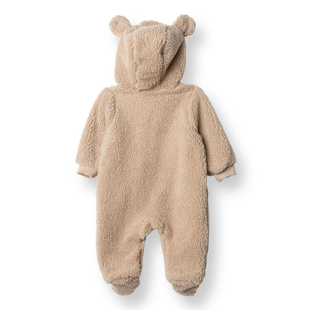 Midimod Hooded Soft Fleece Baby Pramsuit with Feet (3 Months to 12 Months)
