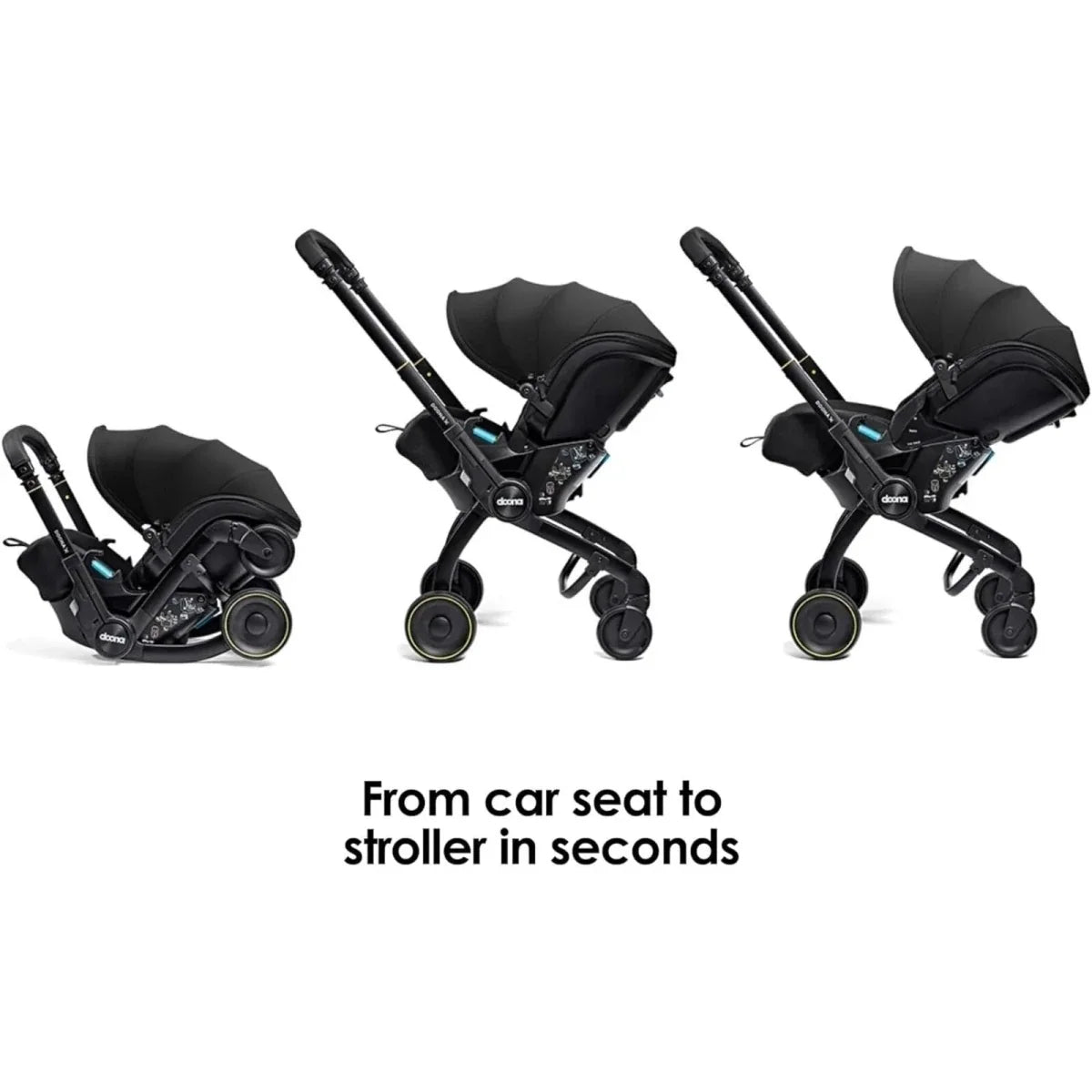 Doona X Infant Car Seat & Stroller - Nitro Black