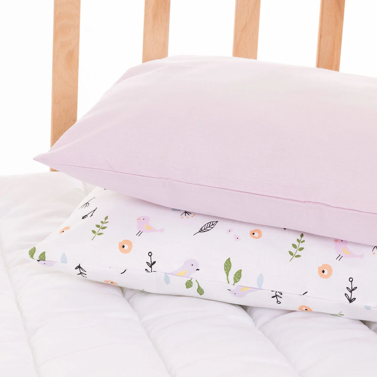 Little Dreams Little Bird Print Baby Pillowcase (35 x 45 cm)