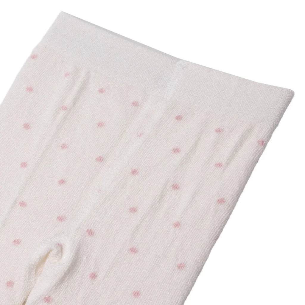 HelloBaby Printed Baby Tights (6-12 Months to 4-5 Years) - White Printed