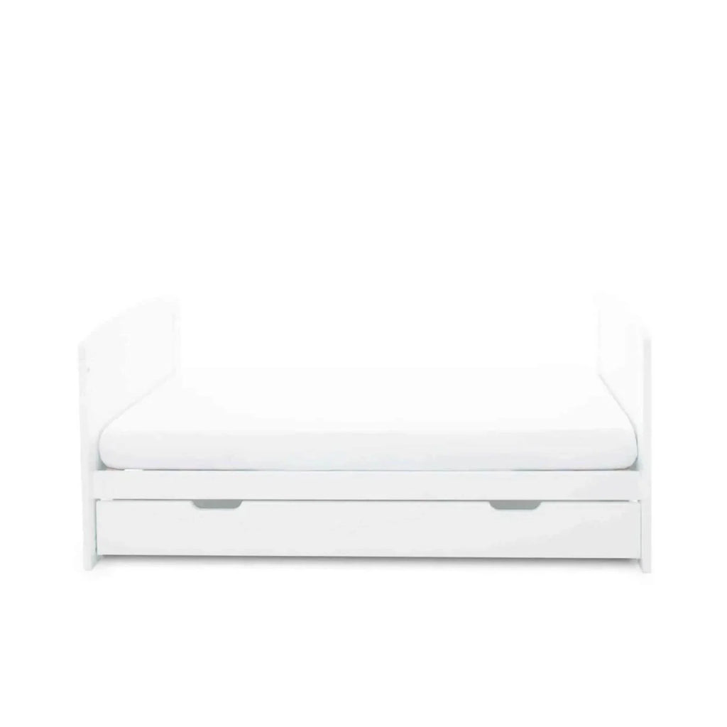 Ickle Bubba Coleby Classic Cot Bed & Under Drawer White - Without Mattress