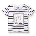 HelloBaby Short Sleeve Jersey Baby T-Shirt (3-6 Months to 3-4 Years) - Ecru