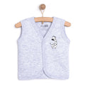 HelloBaby Giraffe Motif Snap Fastening Quilted Baby Gilet (3 Months to 2 Years)
