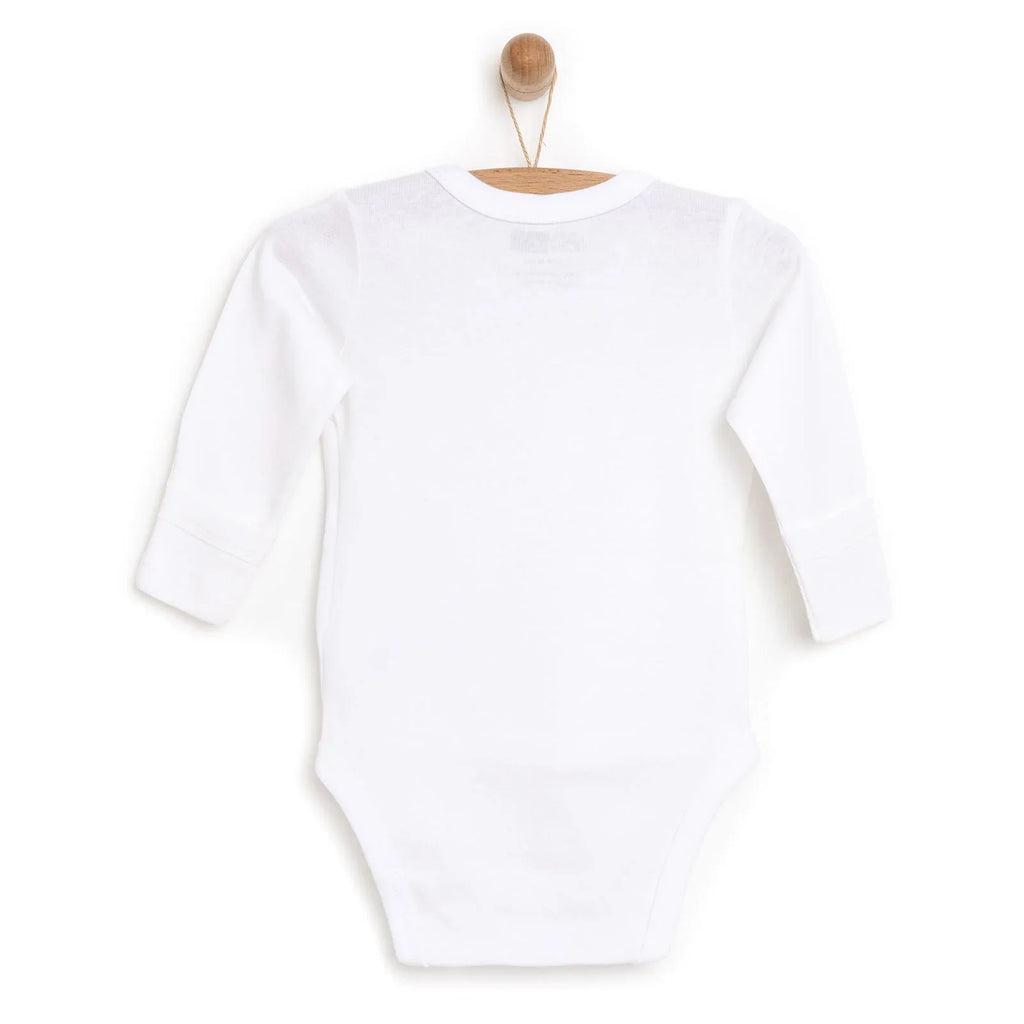 HelloBaby V Neck Long Sleeve Baby Bodysuit (Newborn to 9 Months)