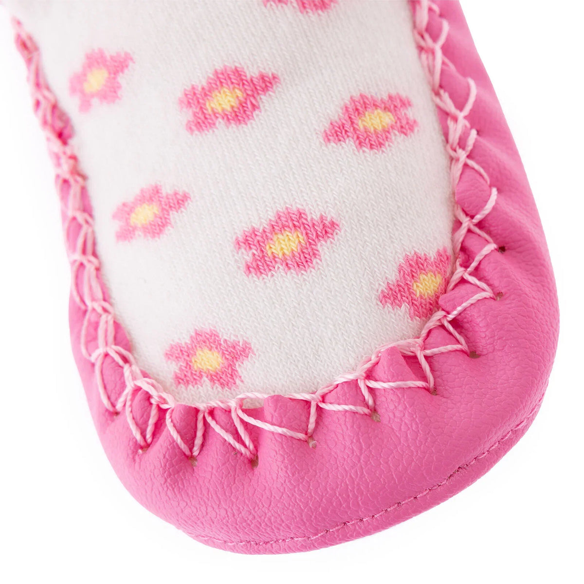 HelloBaby Floral Print Slipper Baby Socks