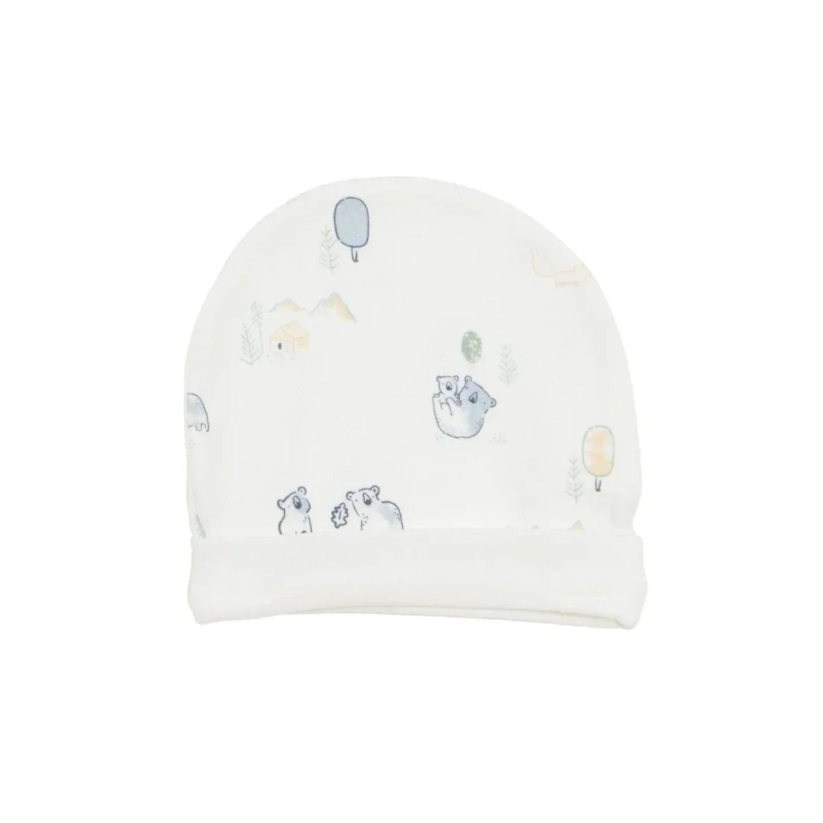 Aziz Bebe 5 Piece Happy Little Bear Print Envelope Neck Baby Hospital Bag Set (Newborn)