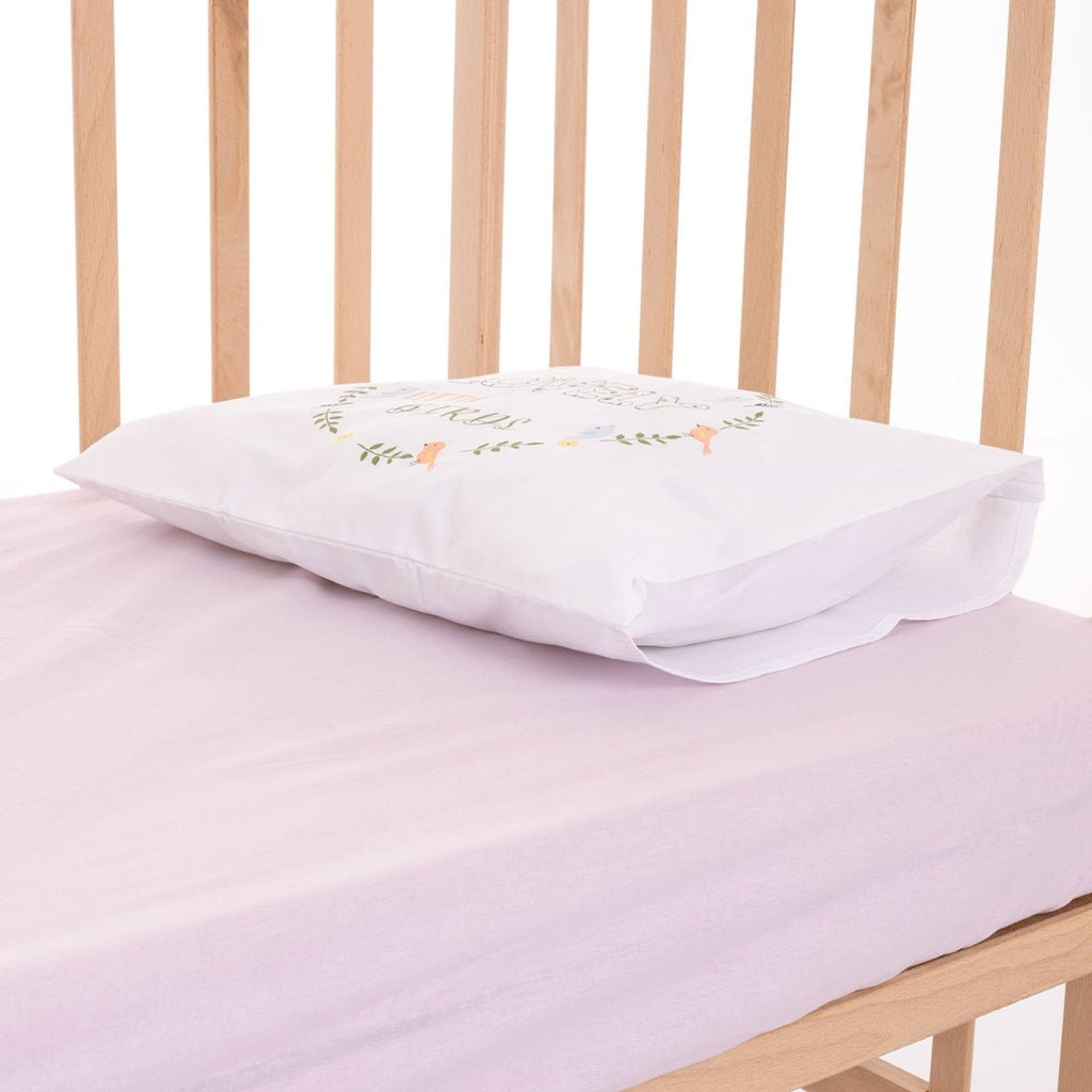 Little Dreams Little Bird Print Cot Sheet Set (70 x 120 cm)