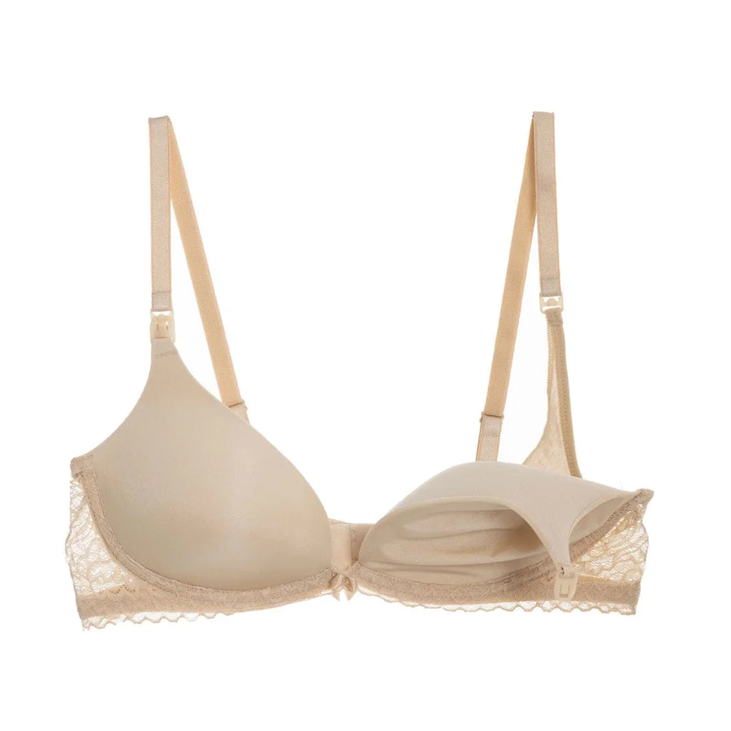 Baby Mom Women's Satin Padded Nursing Bra