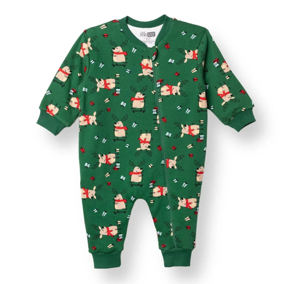 HelloBaby Reindeer Print 2.5 Tog Long Sleeve Baby Sleep Bag with Legs (9 Months to 5 Years)