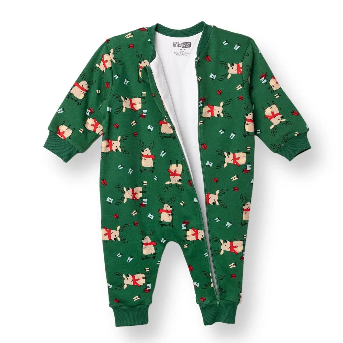 HelloBaby Reindeer Print 2.5 Tog Long Sleeve Baby Sleep Bag with Legs (9 Months to 5 Years)