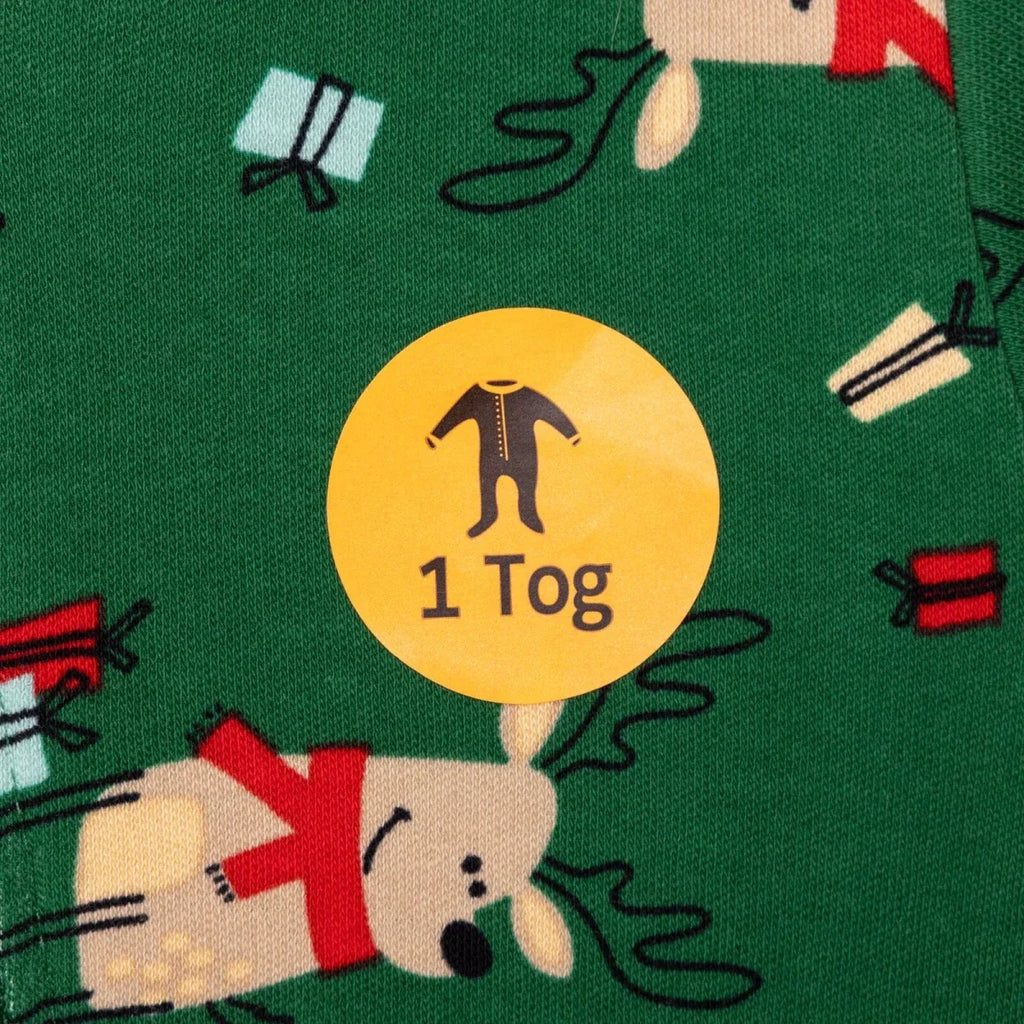 HelloBaby Reindeer Print 2.5 Tog Long Sleeve Baby Sleep Bag with Legs (9 Months to 5 Years)