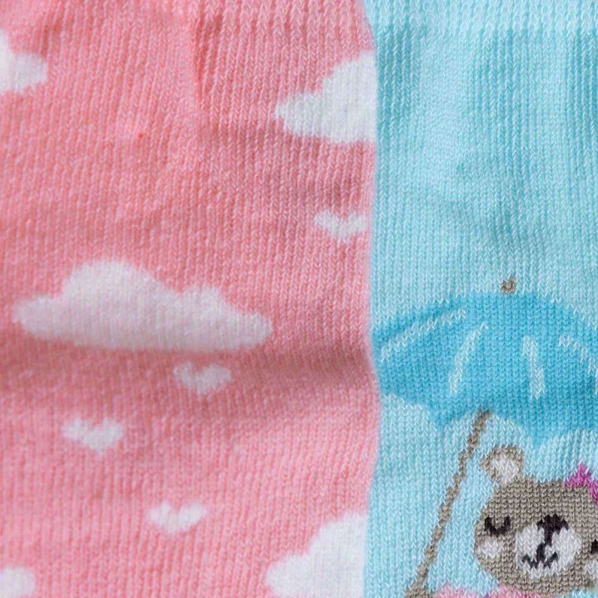 HelloBaby 3 Pack Heart Print Non-Slip Baby Socks (Newborn to 4-5 Years) - Pink Printed