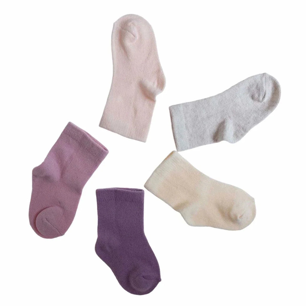 HelloBaby 5 Pack Ankle Baby Socks (Newborn to 4-5 Years) - Pink