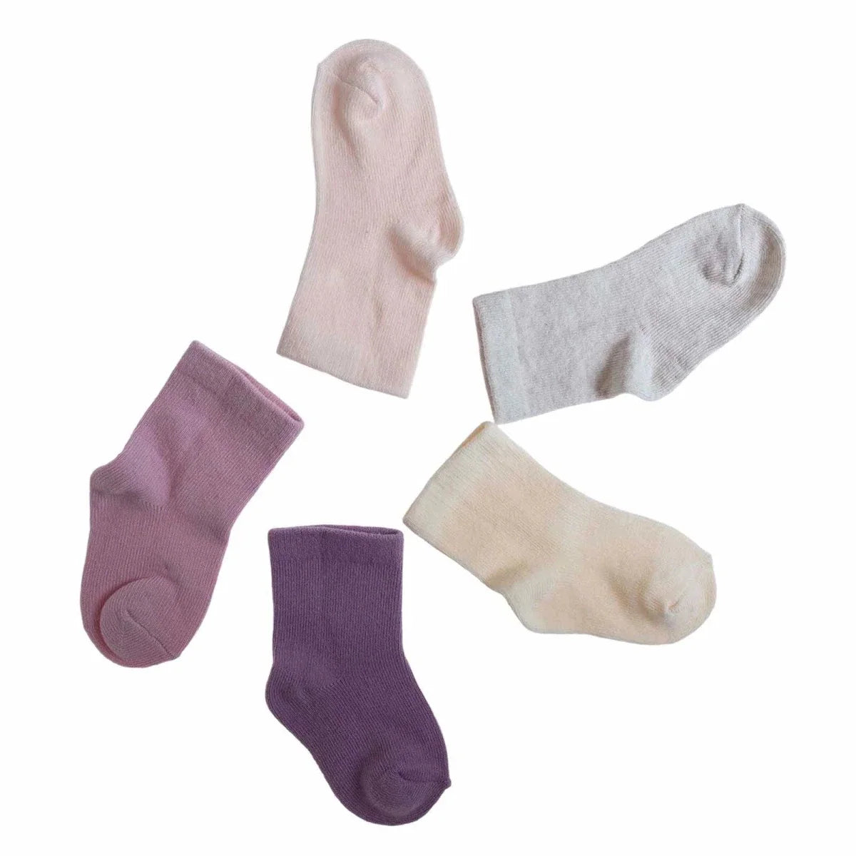 HelloBaby 5 Pack Ankle Baby Socks (Newborn to 4-5 Years) - Pink