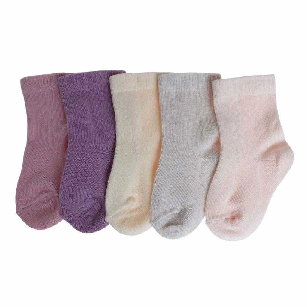 HelloBaby 5 Pack Ankle Baby Socks (Newborn to 4-5 Years) - Pink