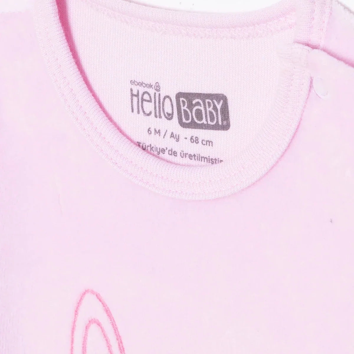 HelloBaby Velour Long Sleeve Baby Sleepsuit with Feet (Newborn to 9 Months)