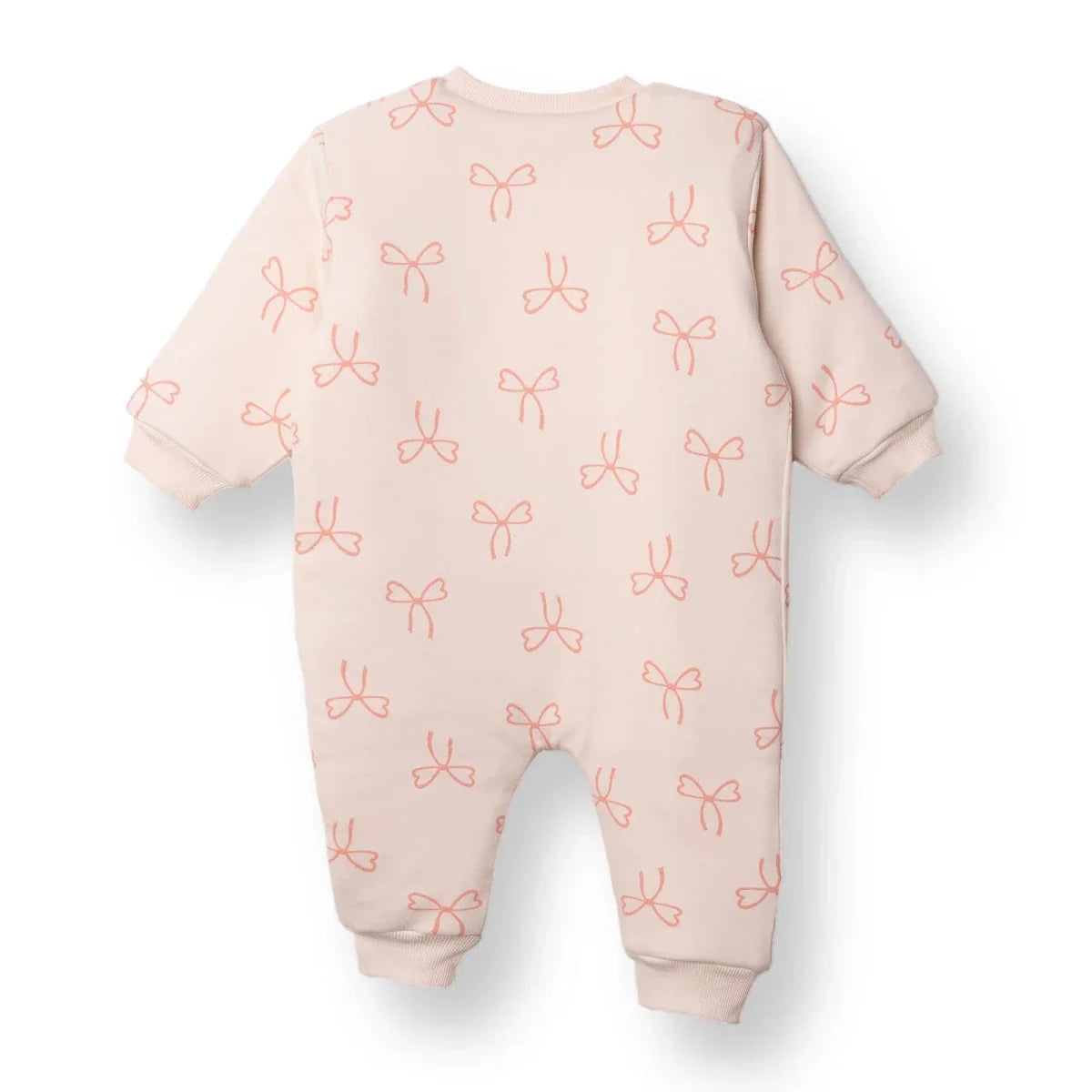 HelloBaby Bow Print 2.5 Tog Long Sleeve Baby Sleep Bag with Legs (9 Months to 5 Years) - Salmon