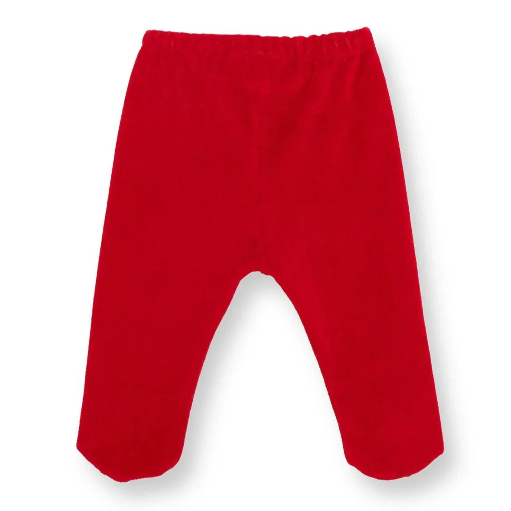 HelloBaby Velour Footed Baby Bottoms (Newborn to 6-9 Months)