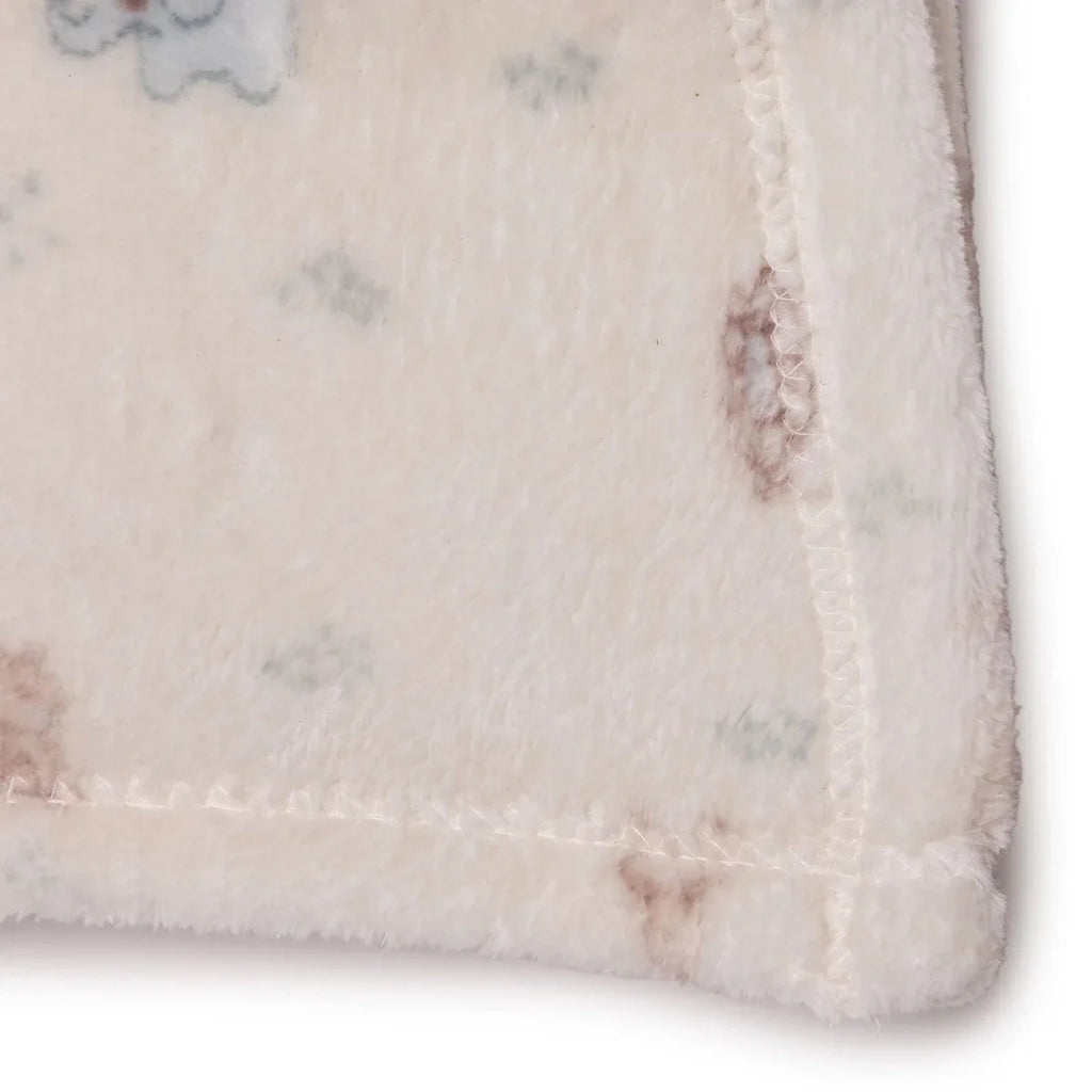 Little Dreams Animal Print Wellsoft Fleece Baby Blanket (90 x 110 cm)